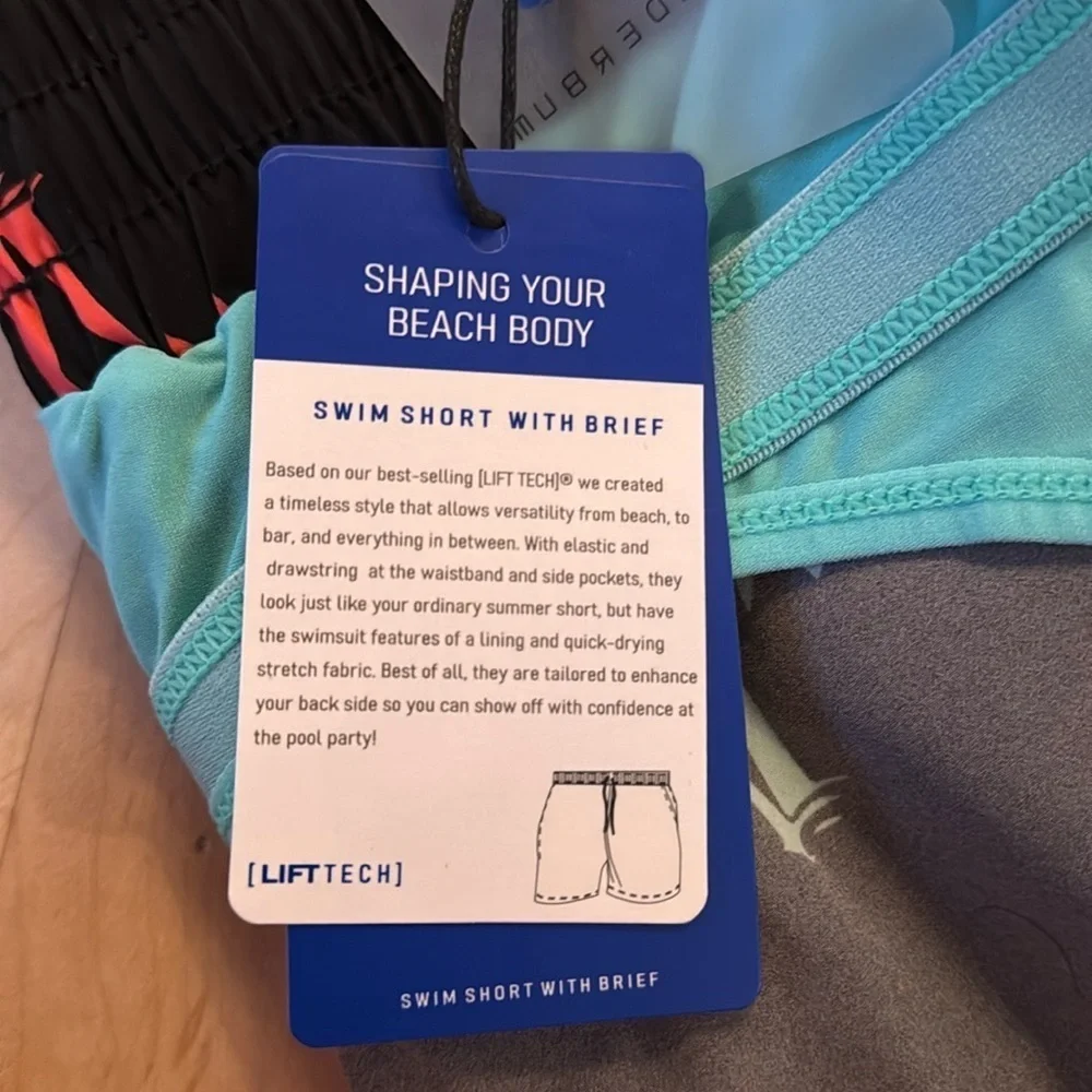 Men’s Rounderbum Lift Tech Swim Trunks